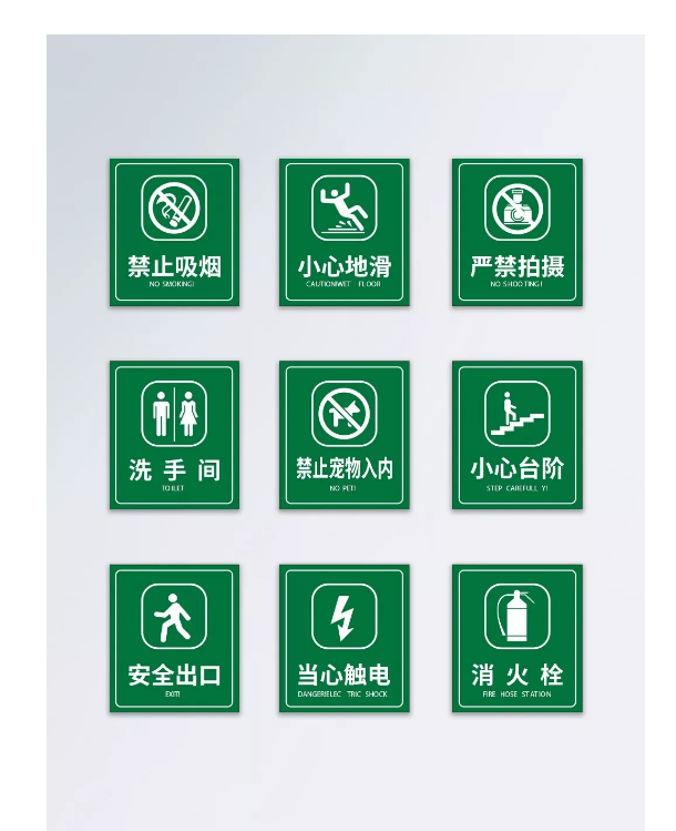 一文总结:安全标识牌排序规则,规划设置,附最新全套标识牌!